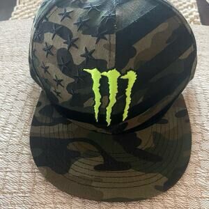 Monster Energy Camo Hat New *Exclusive*